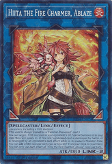 Hiita the Fire Charmer, Ablaze - RA04-EN074 -  (Super Rare) - 1st Edition